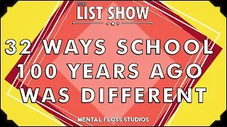 32 Ways School 100 Years Ago Was Different