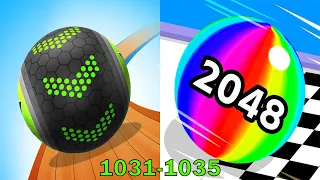 Going Balls VS Ball Run 2048   SpeedRun Gameplay Level 1031-1035