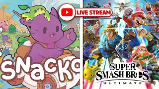 Giveaway!!! Let's Play Snacko & Smash Bros Ultimate with Viewers!!!