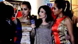Holly J Dean interviews the Sachika Twins for their FW2012 Runway Show at Style 360 NYC