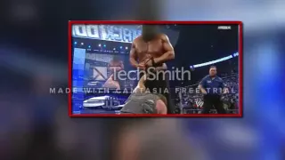 Triple H vs. The Great Khali (Broken Glass Arm Wrestling)