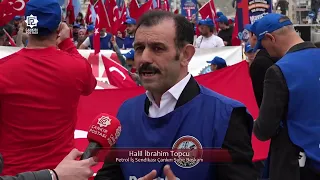 Çankırı'da 1 Mayıs İşçi Bayramı  coşkuyla kutlandı!