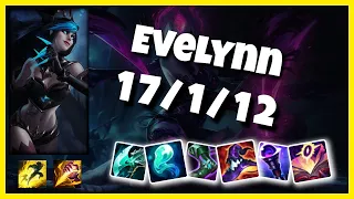 Evelynn vs Hecarim EU Challenger JUNGLE (17/1/12) - v11.5