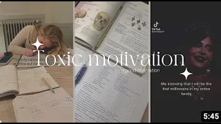 Toxic Study motivation II Academic validation II  Tiktok compilation