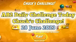 Angry Birds 2 - Daily Challenge Today Chuck's Challenge! (3-3-4 Rooms)