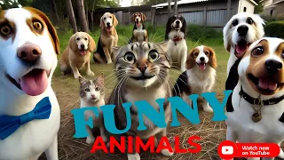 Try Not To Laugh. Funny animals videos.Funny cats and dogs New Funny Cats and Dogs Videos. Part #4