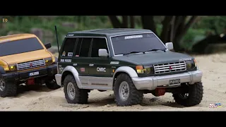 Rc Car | SCX10 II Mitsubishi Pajero Off Road Driving Sand & Forest Adventure | Rc Crawler