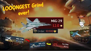 The LOOONGEST Grind to the Top Tier REAPER | Mig-29🔥| Compilation of the BEST actions!