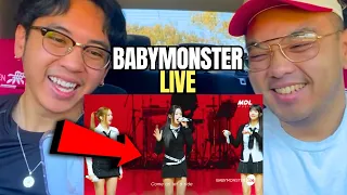 BABYMONSTER - “SHEESH” Band LIVE Concert [it's Live] AMERICAN REACTION!