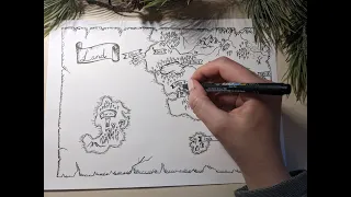 Fantasy Karte zeichnen – Tutorial