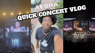 NEW KPOP FAN SEES AESPA FOR THE FIRTS TIME! | AESPA ATL CONCERT VLOG (HIGHLIGHTS)