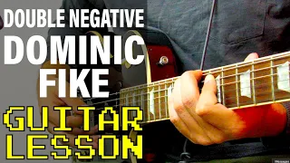 How To Play Double Negative (Skeleton Milkshake) by Dominic Fike (Guitar Lesson)