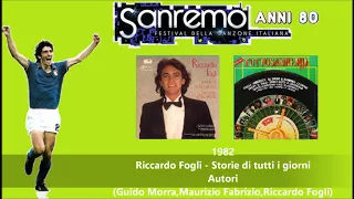 Sanremo - 1982 - Riccardo Fogli - Storie di tutti i giorni