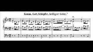 J.S. Bach - BWV 631 - Komm Gott Schöpfer, heiliger Geist