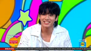 Jung Kook (BTS) - Euphoria--Seven--Dynamite - Interviews - Good Morning America - July 14, 2023