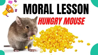 Moral lesson - The hungry mouse | Learn English with me