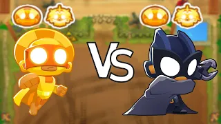 God Boosted Sun Avatar vs. Dark Champion (Bloons TD 6)