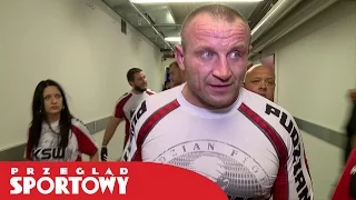 Mariusz Pudzianowski po porażce z Marcinem Różalskim