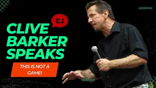 Clive Barker shoots on Writing "This is Not a Game!" Advice for Young Authors circa 2010