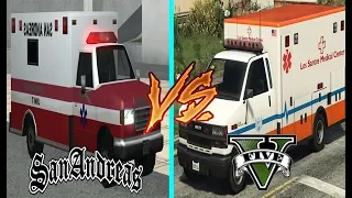 GTA 5 VS GTA San Andreas| Paramedic Comparison