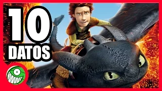 10 curiosidades de CÓMO ENTRENAR A TU DRAGÓN