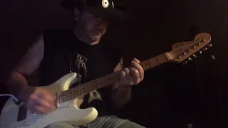 messing around with hendrix reissue guitar