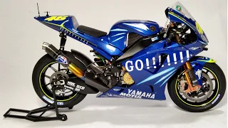 BUILDING YAMAHA YZRM1 2004 - Valentino Rossi 46, Tamiya 1:12