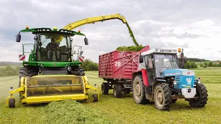 Zetor Crystal 8145 |Senáže Vojtěšky 2024 |John Deere 8300i | Zetory v akci