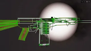 Automatic rifle without deco