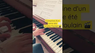 Comptine d'un autre été - Amélie Poulain #short #shorts #shortvideo #piano