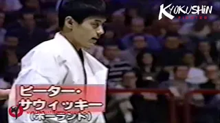 Piotr Sawicki Poland v Japan jodan mawashi geri knockout