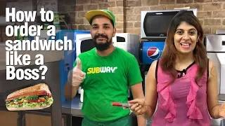 How to order a SUBWAY Sandwich 🌮like a Boss? Learn English Vocabulary & Expressions  With Niharika