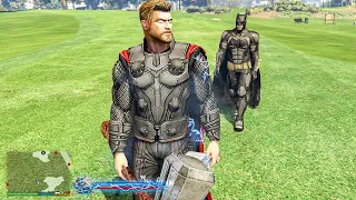 Thor vs Batman - GTA 5 Thor mod - CocoBibu