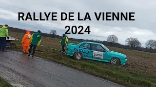 RALLYE DE LA VIENNE 2024 crash et belle voiture.