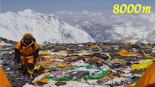 EVEREST's Camp 4 Engulfed By Rubbish.