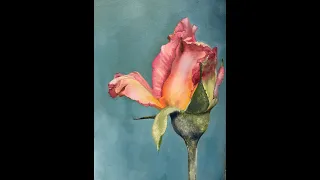 Видеоурок "Бутон розы" / Живопись маслом для начинающих с Кариной Мельгуй