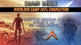 Overlook Camp 100% Complete - All Scrap, Insignias, and Oil Well Parts (Mad Max)