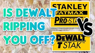 Is Dewalt Ripping You Off? (Dewalt T Stak vs Stanley Fatmax Pro-Stack)