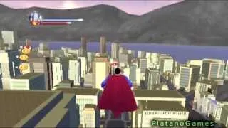 Man of Steel Flies & Destroys Enemies In Metropolis - Epic Gameplay - Superman Returns - HD