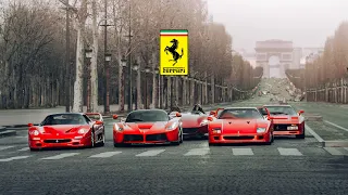 Ferrari Five In Paris | SONY FX3