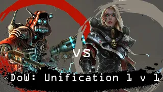 Dawn of War  Unification 1 v 1 Adeptus Mechanicus vs Sisters of Battle