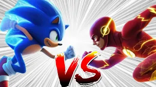 Sonic vs Flash Race Fight Who Would Win