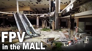 A flight inside of an abandoned mall  (Rolling acres)