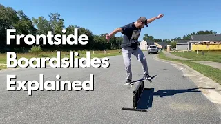 HOW TO FRONTSIDE BOARDSLIDE | Detailed Slow Motion Tutorial