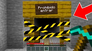 ENCONTRAMOS UNA MINA PROHIBIDA en MINECRAFT 😱⛔