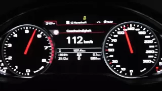 Audi A8 L W12 6.3 500 PS 0-200 km/h  Acceleration Beschleunigung