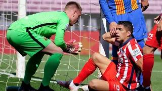 La bronca entre Ter Stegen y Suarez - Ter Stegen vs Atlético de Madrid