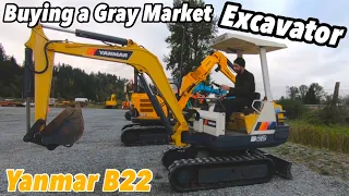 Buying a used Yanmar B22 mini Excavator