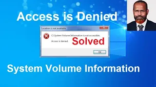 How to Fix Access is Denied System Volume Information in Windows 10/8/7