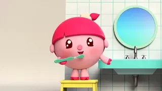 Малышарики - Щётка - серия 84 - обучающие мультфильмы для малышей 0-4 - чистим зубы